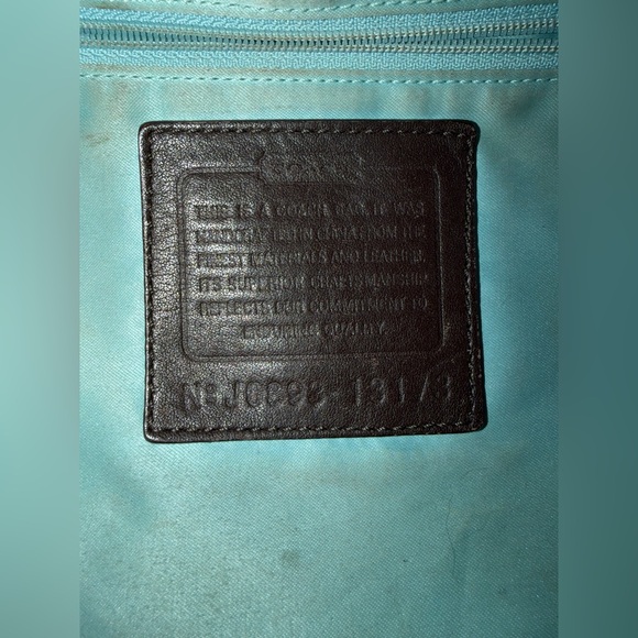 Coach 2008 Metallic Leather Two Way Bag Satchel - Picture 12 of 15